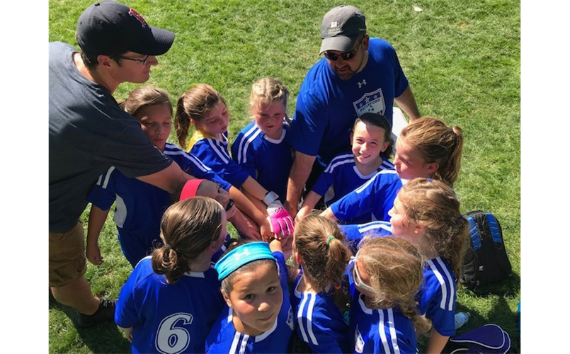 U10 Girls Teamwork