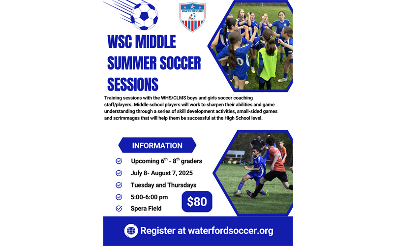 2025 Middle School Summer Training Sessions